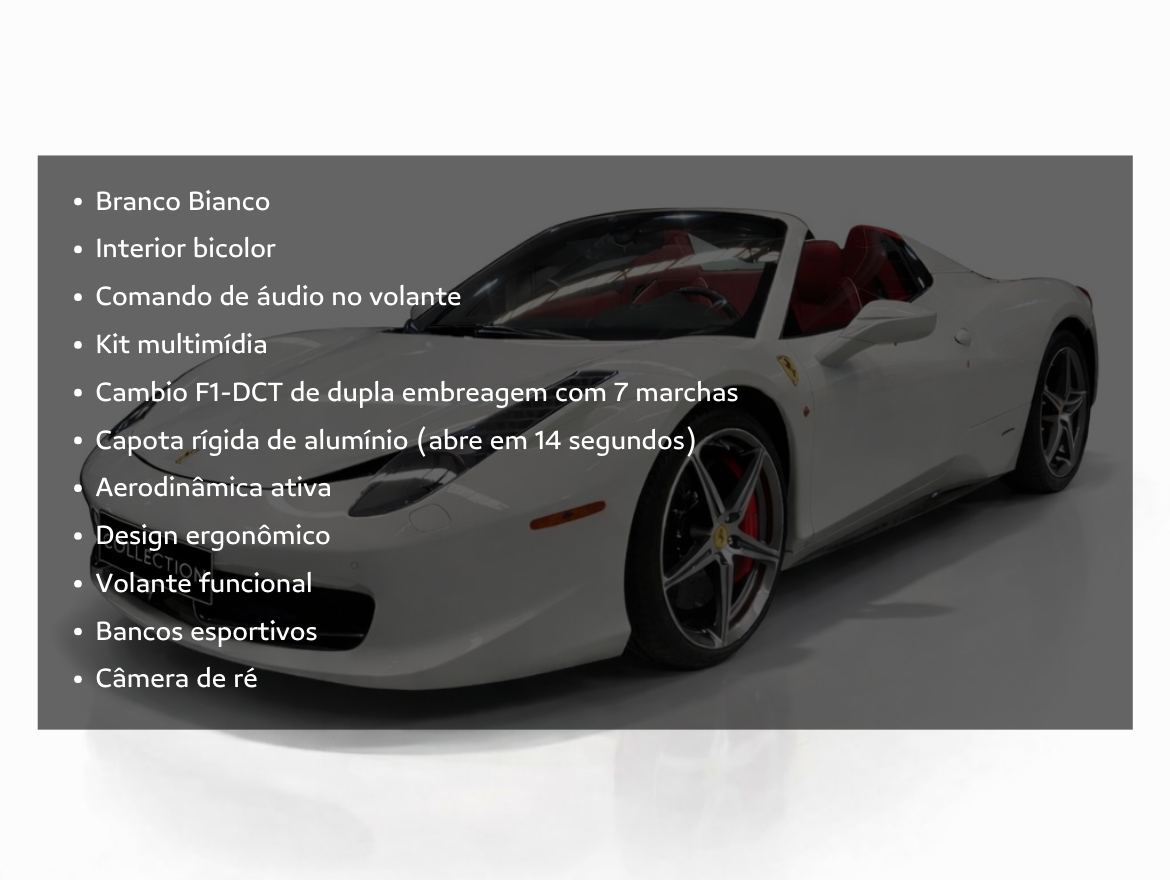 FERRARI 458 SPIDER 2013