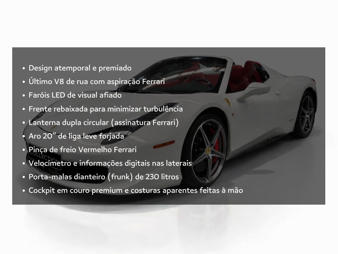 FERRARI 458 SPIDER 2013