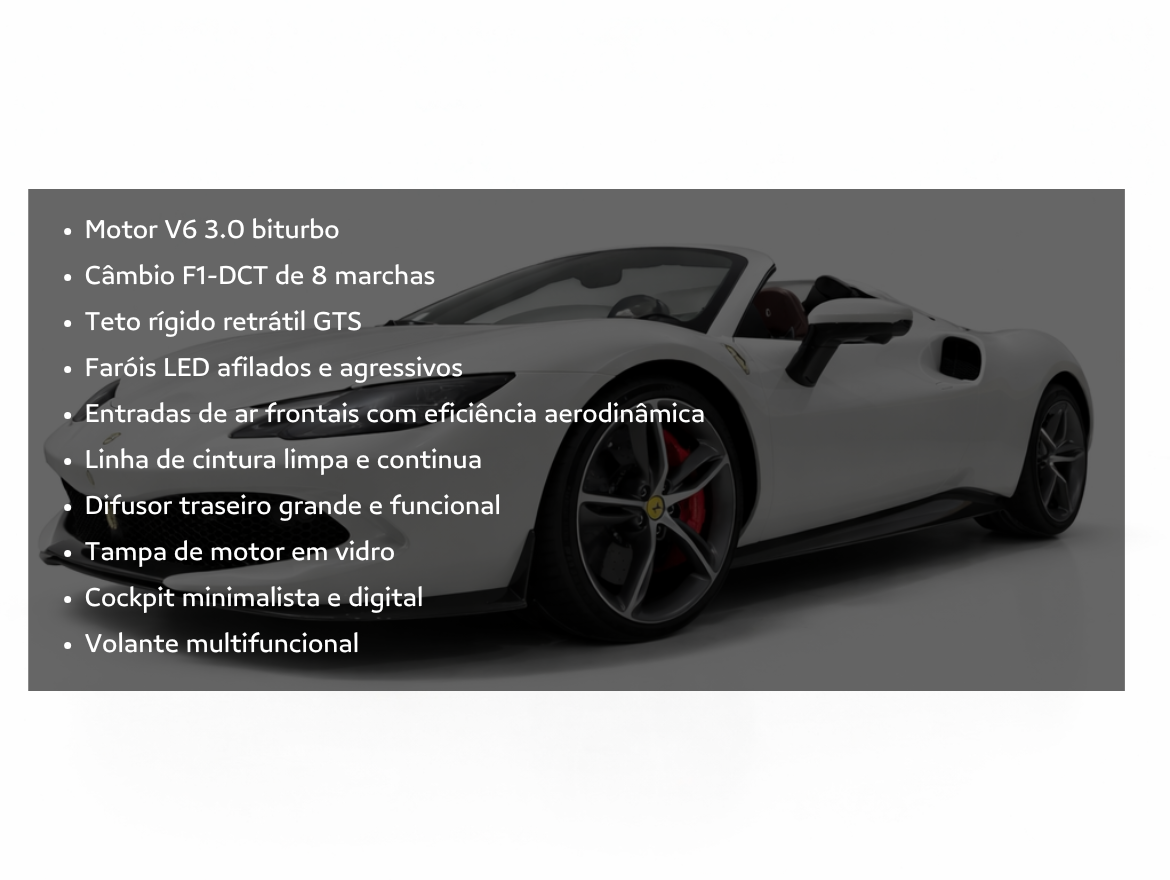 Ferrari 296 GTS 3.0 V6 Turbo PHEV F1-DCT