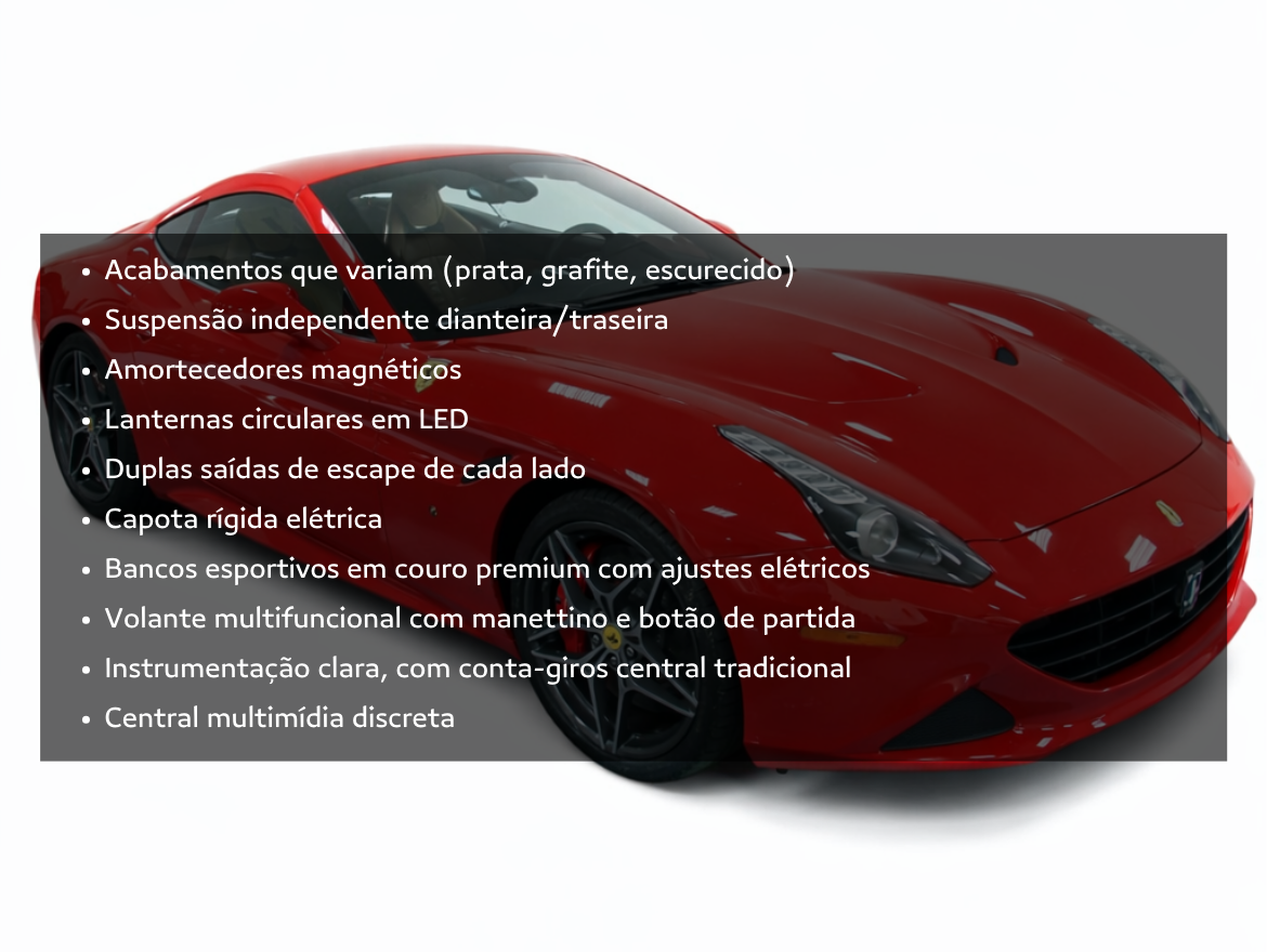 Ferrari California 3.9 T Conversível V8 Turbo Gasolina 2P Automático