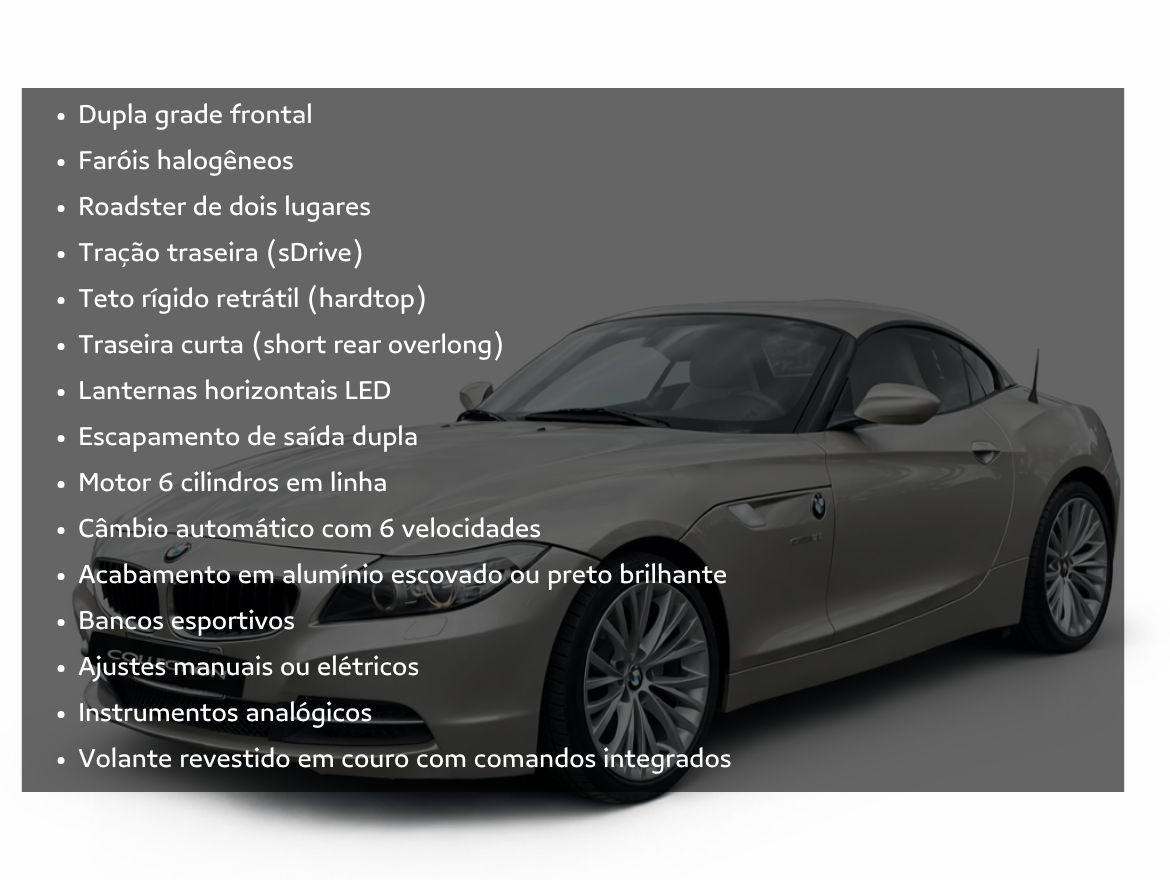 BMW Z4 4.5 I6 Gasolina sDrive 23I Automático