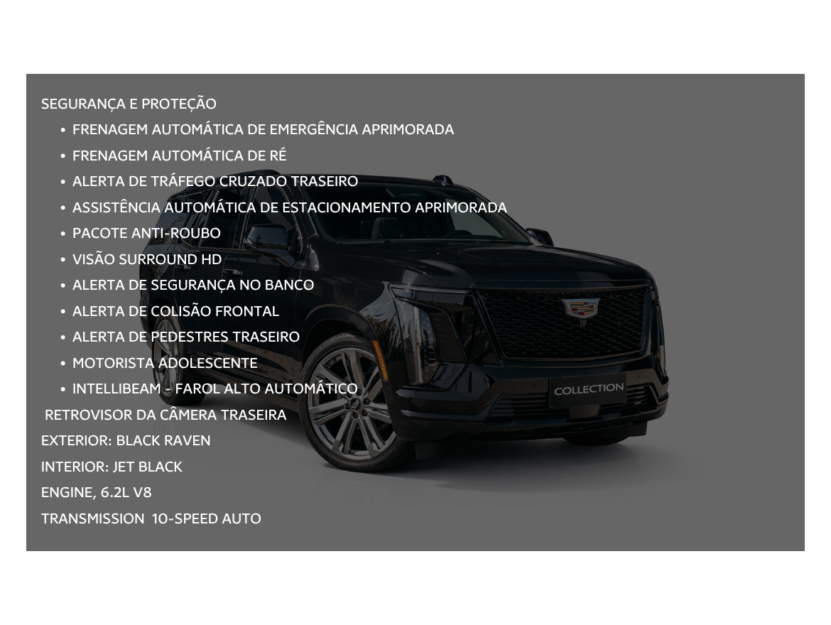 Cadillac Escalade Sport 4×4 – Short