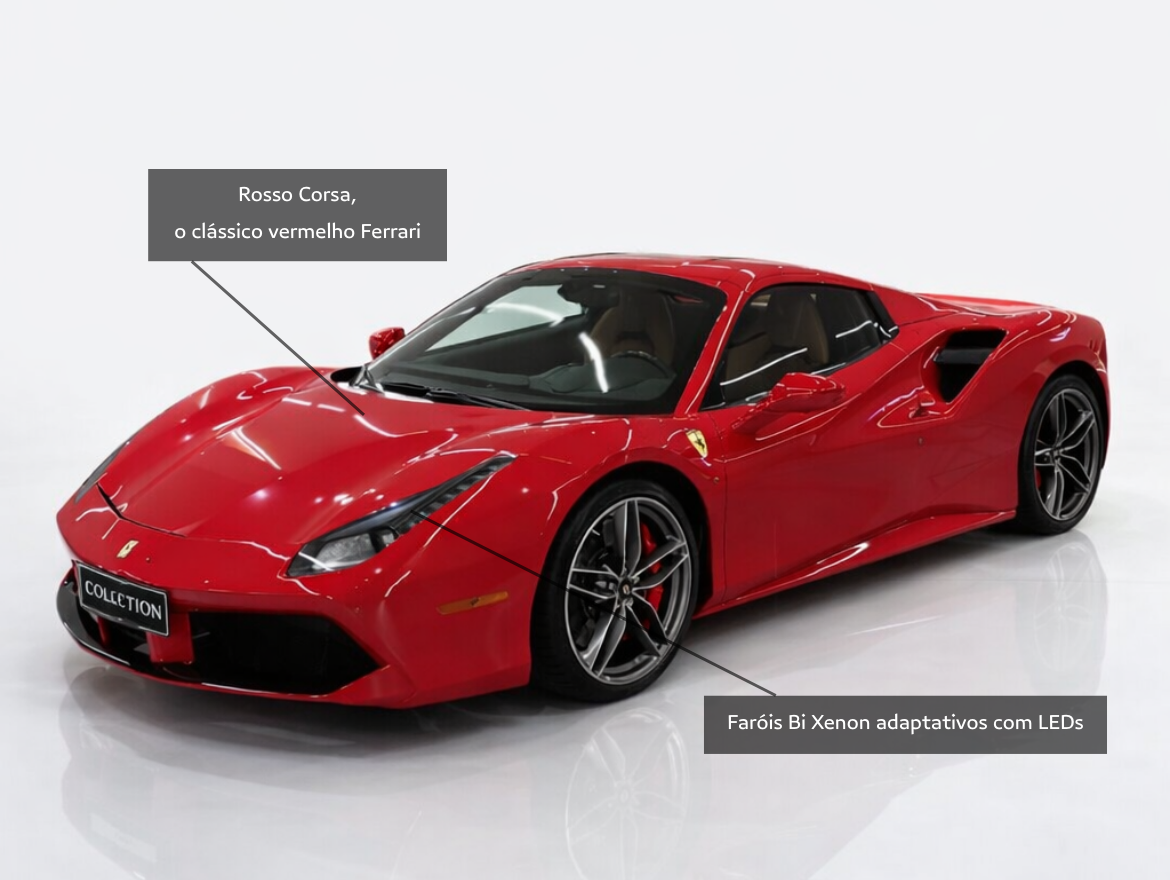 Ferrari 488 Spider 3.9 V8 Turbo Gasolina F1-DCT