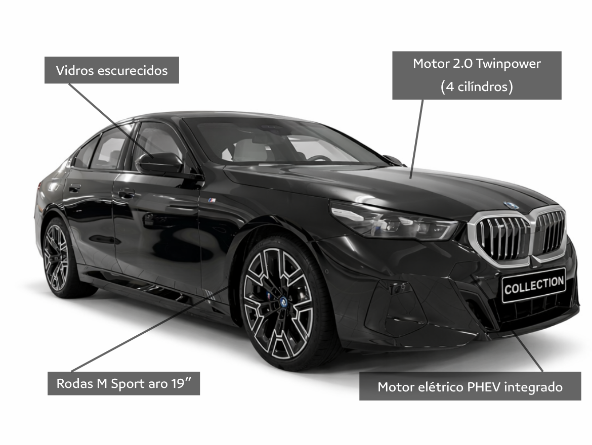 BMW 530e 2.0 Twinpower PHEV M Sport Automático Blindada Collect