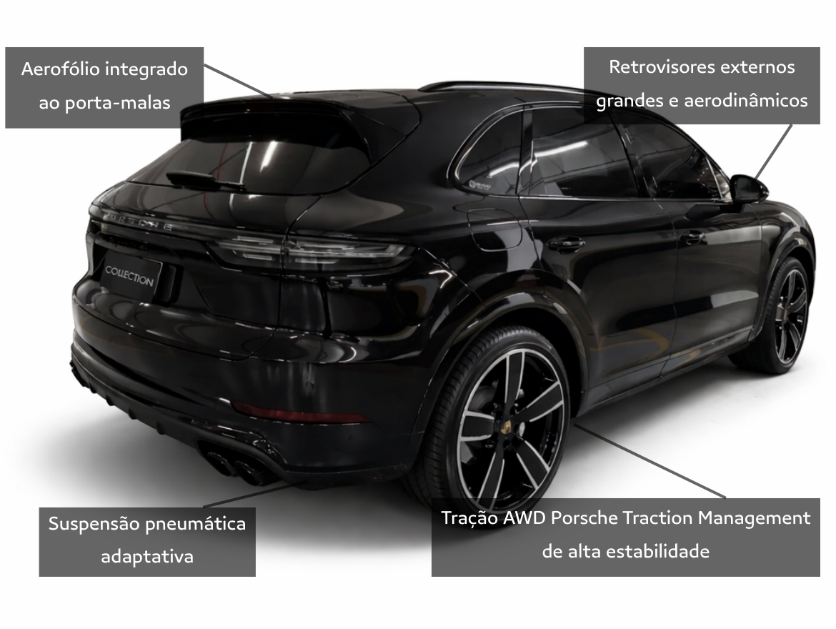 Porsche Cayenne 4.0 V8 Gasolina Turbo AWD Tiptronic S Blindada BSS