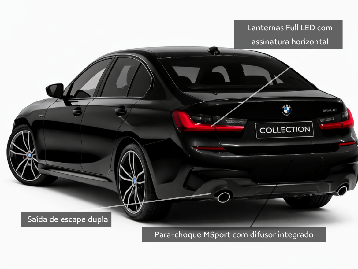 BMW 330E 2.0 16V Turbo Híbrido MSport Automático Blindada Autostar