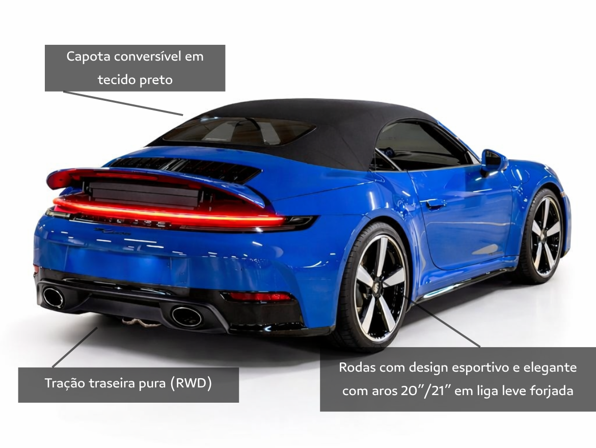 Porsche 911 3.0 24V H6 Gasolina Carrera Cabriolet PDK