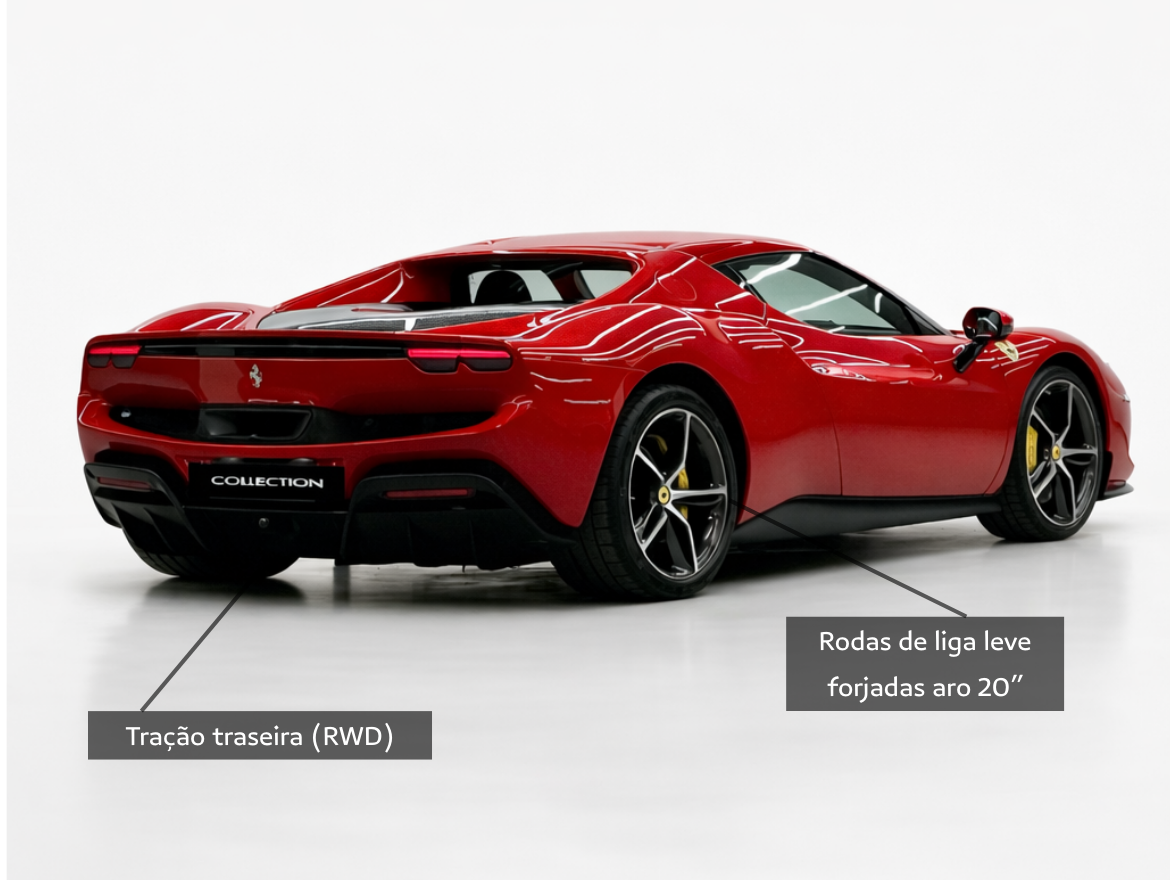 Ferrari 296 GTB 3.0 V6 Turbo PHEV F1-DCT