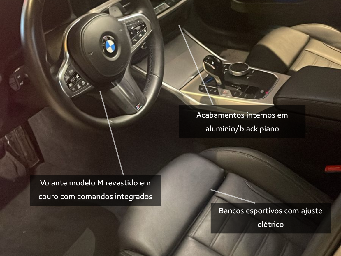 BMW 330E 2.0 16V Turbo Híbrido MSport Automático Blindada Autostar