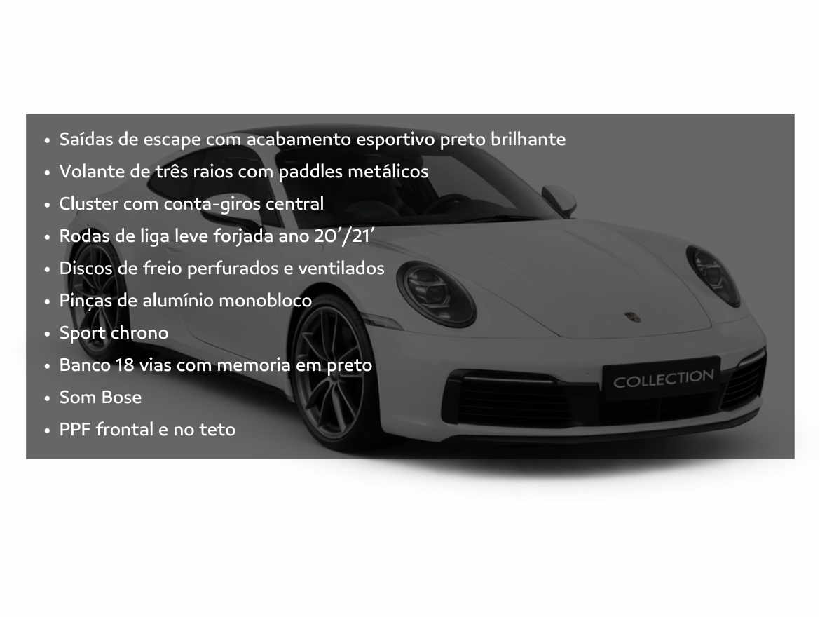 Porsche 911 3.0 24V H6 Gasolina Carrera PDK