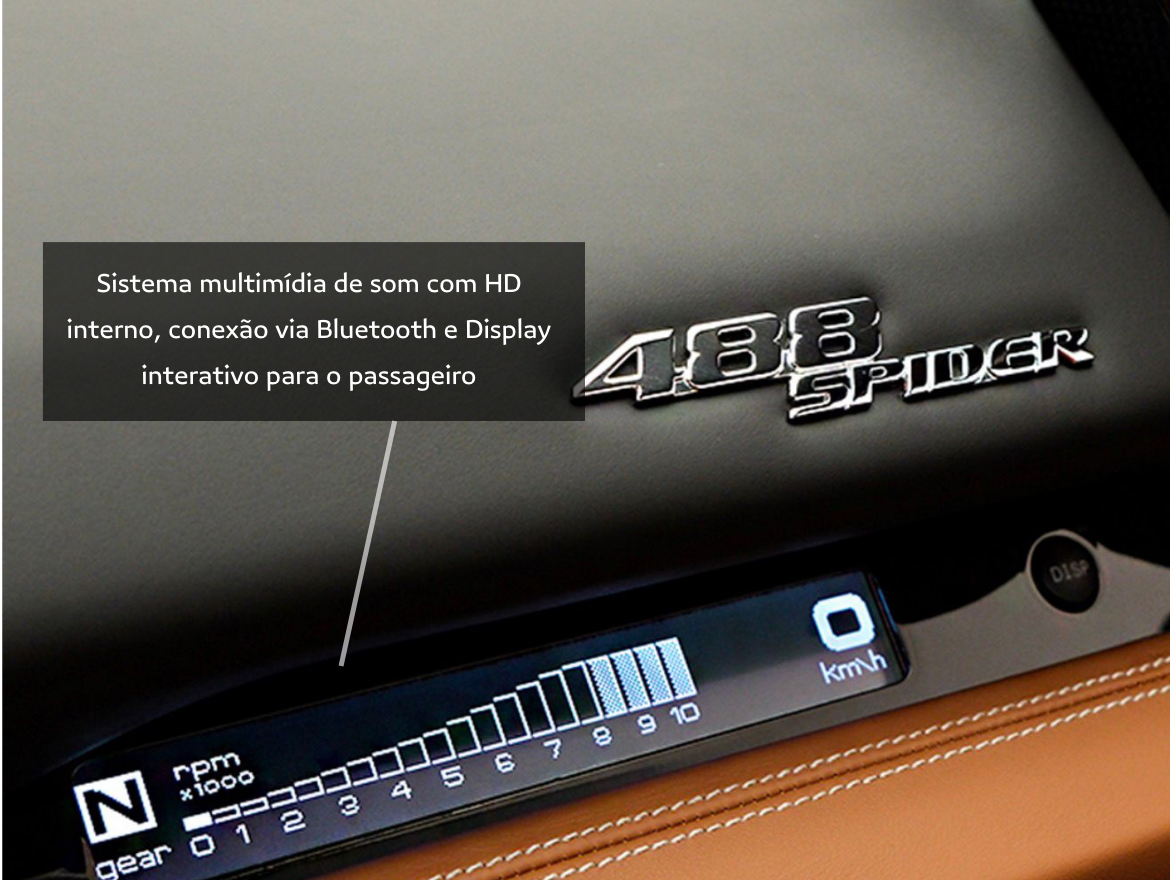 Ferrari 488 Spider 3.9 V8 Turbo Gasolina F1-DCT