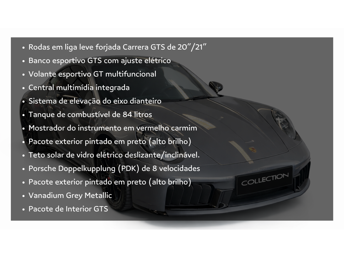 Porsche 911 3.6 24V H6 T-Hybrid Carrera GTS PDK 2025/2026