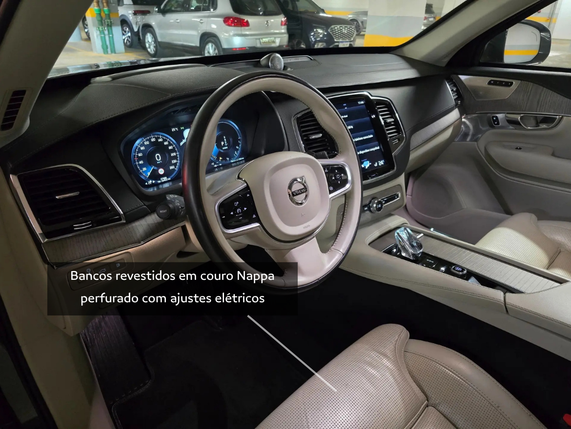 Volvo XC90 2.0 T8 Hybrid Inscription AWD Geartronic Blindada Carbon