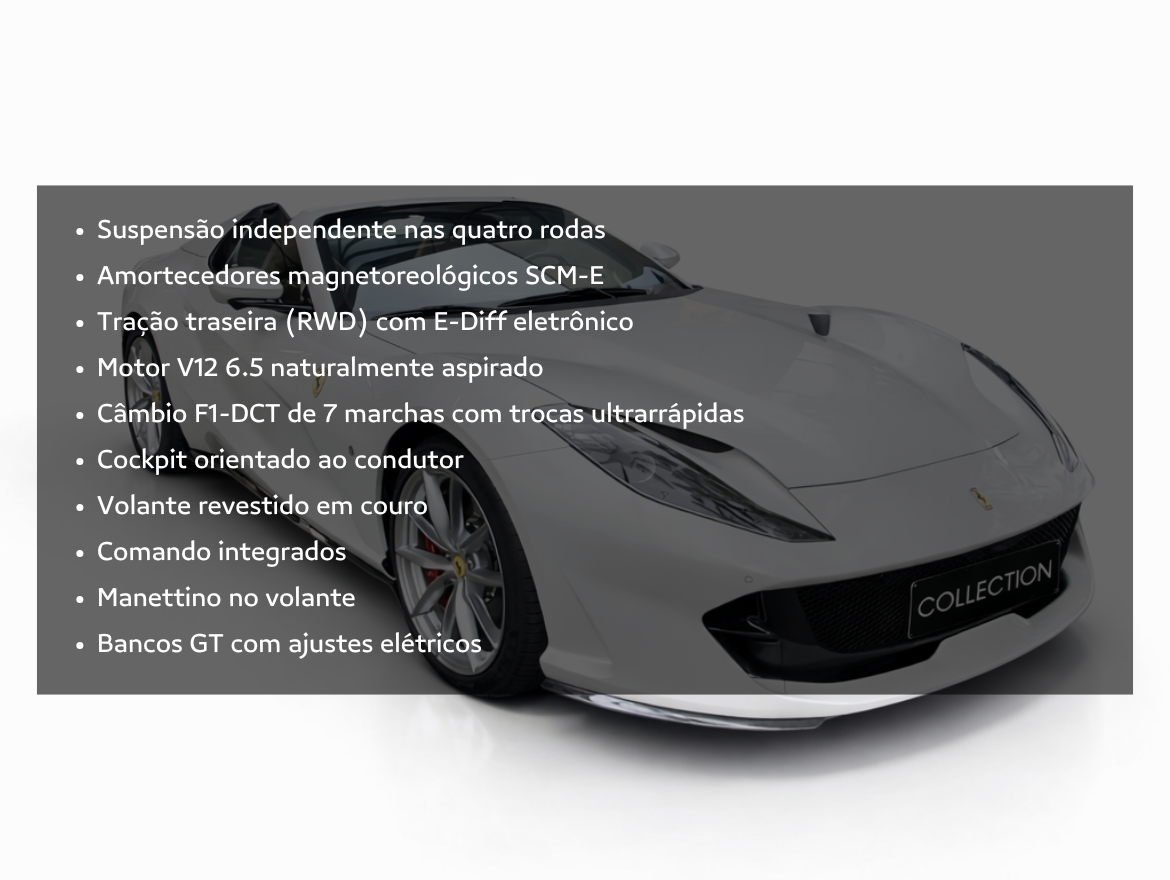 Ferrari 812 GTS 6.5 V12 Gasolina F1-DCT