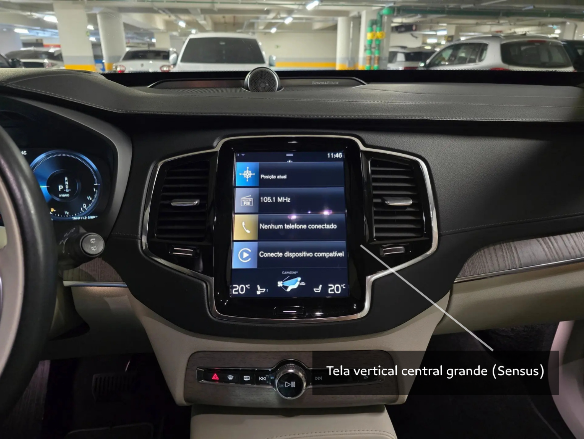 Volvo XC90 2.0 T8 Hybrid Inscription AWD Geartronic Blindada Carbon