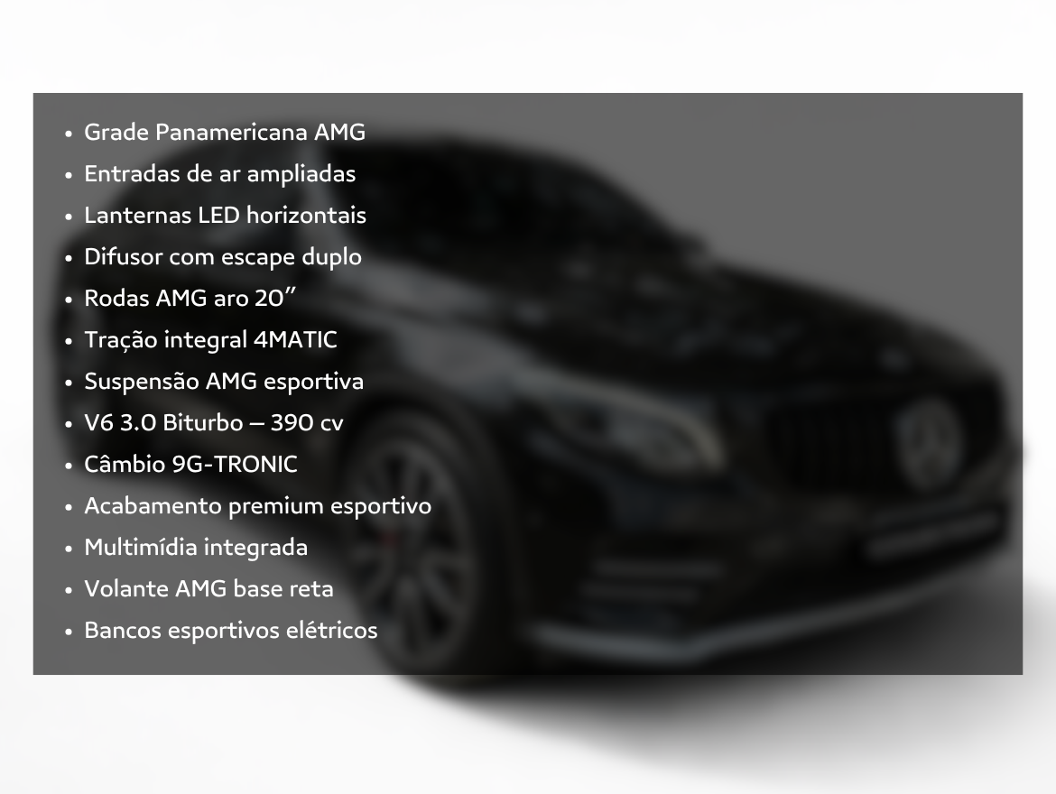 Mercedes-Benz GLC 43 AMG 3.0 V6 Gasolina Coupé 4MATIC 9G-TRONIC
