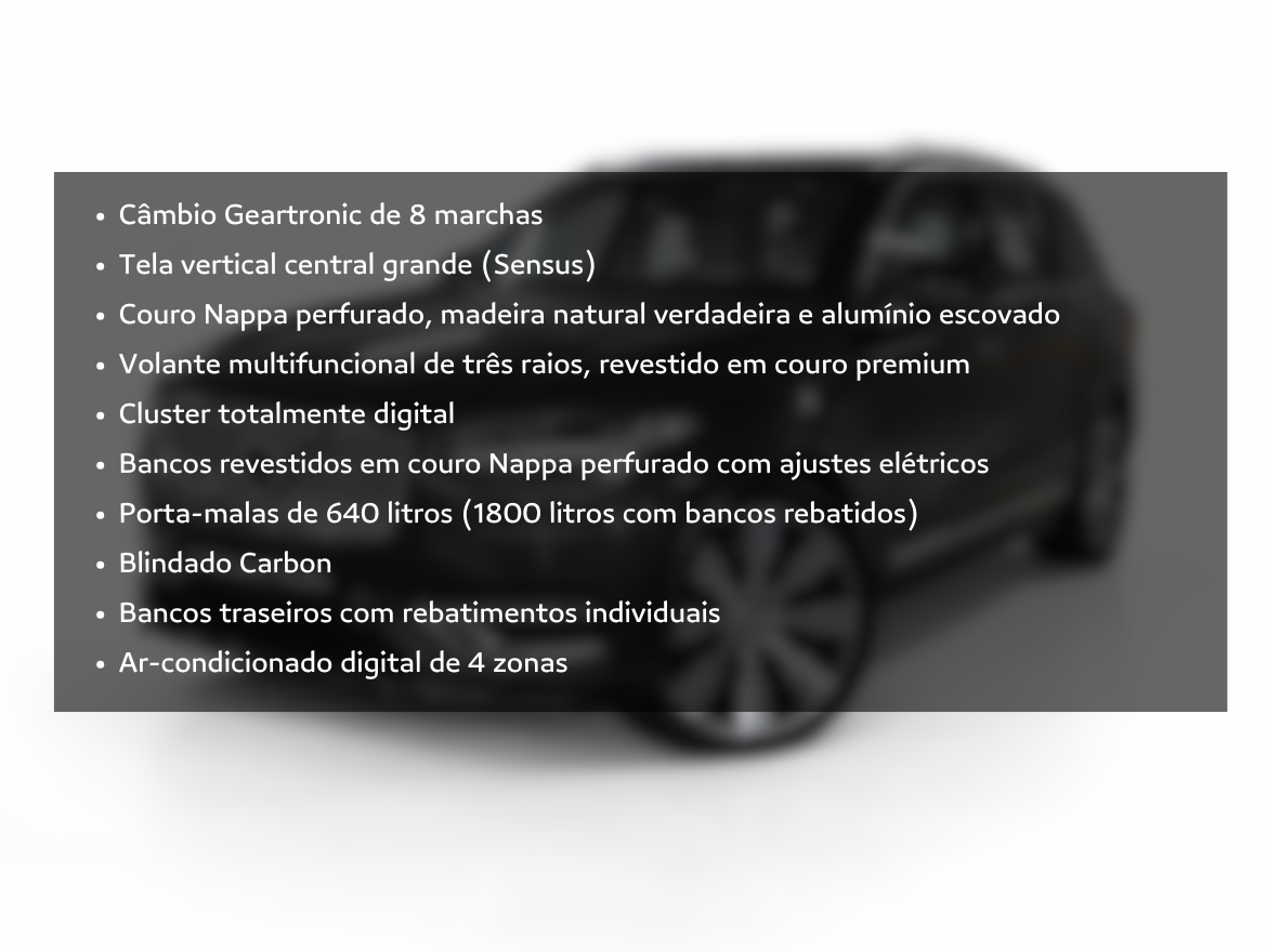 Volvo XC90 2.0 T8 Hybrid Inscription AWD Geartronic Blindada Carbon