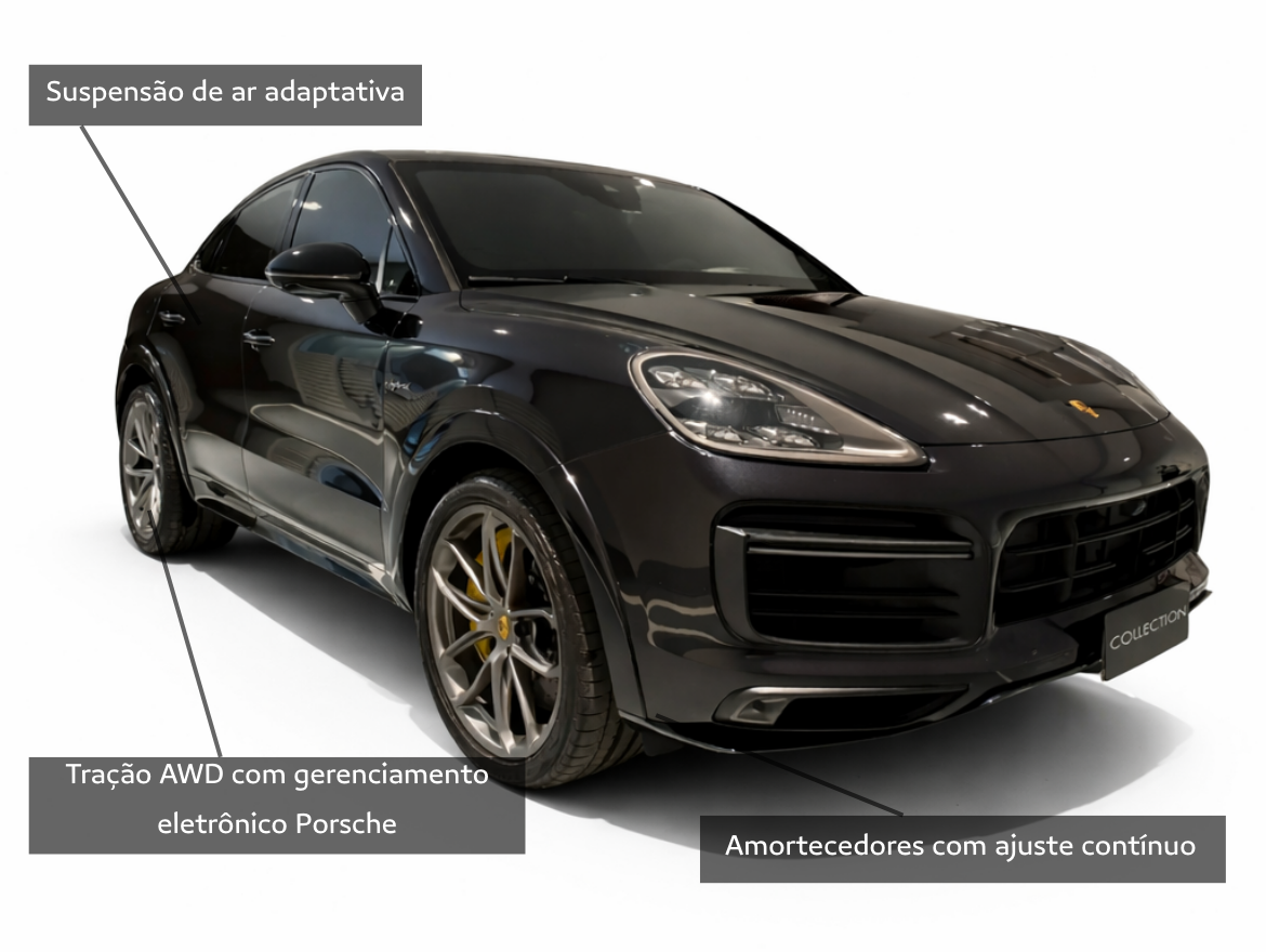 Porsche Cayenne 4.0 V8 E-Hybrid Turbo S Coupé AWD Tiptronic S Blindada Cart