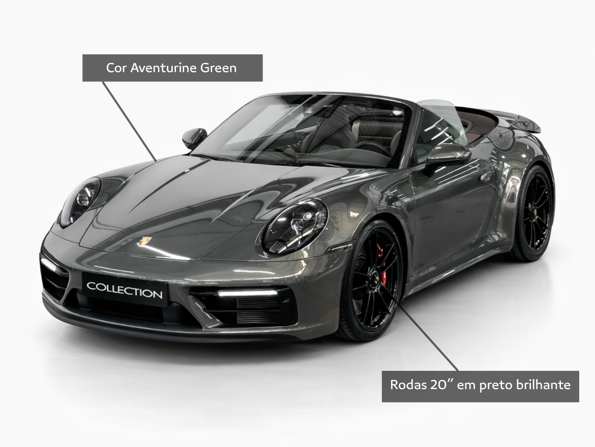 Porsche 911 3.0 24V H6 Gasolina Carrera GTS Cabriolet PDK