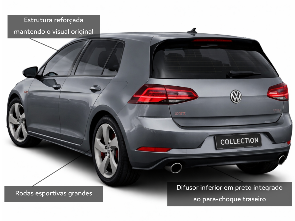 Volkswagen Golf 2.0 350 TSI Gasolina GTI DSG Blindado RR Blindagem