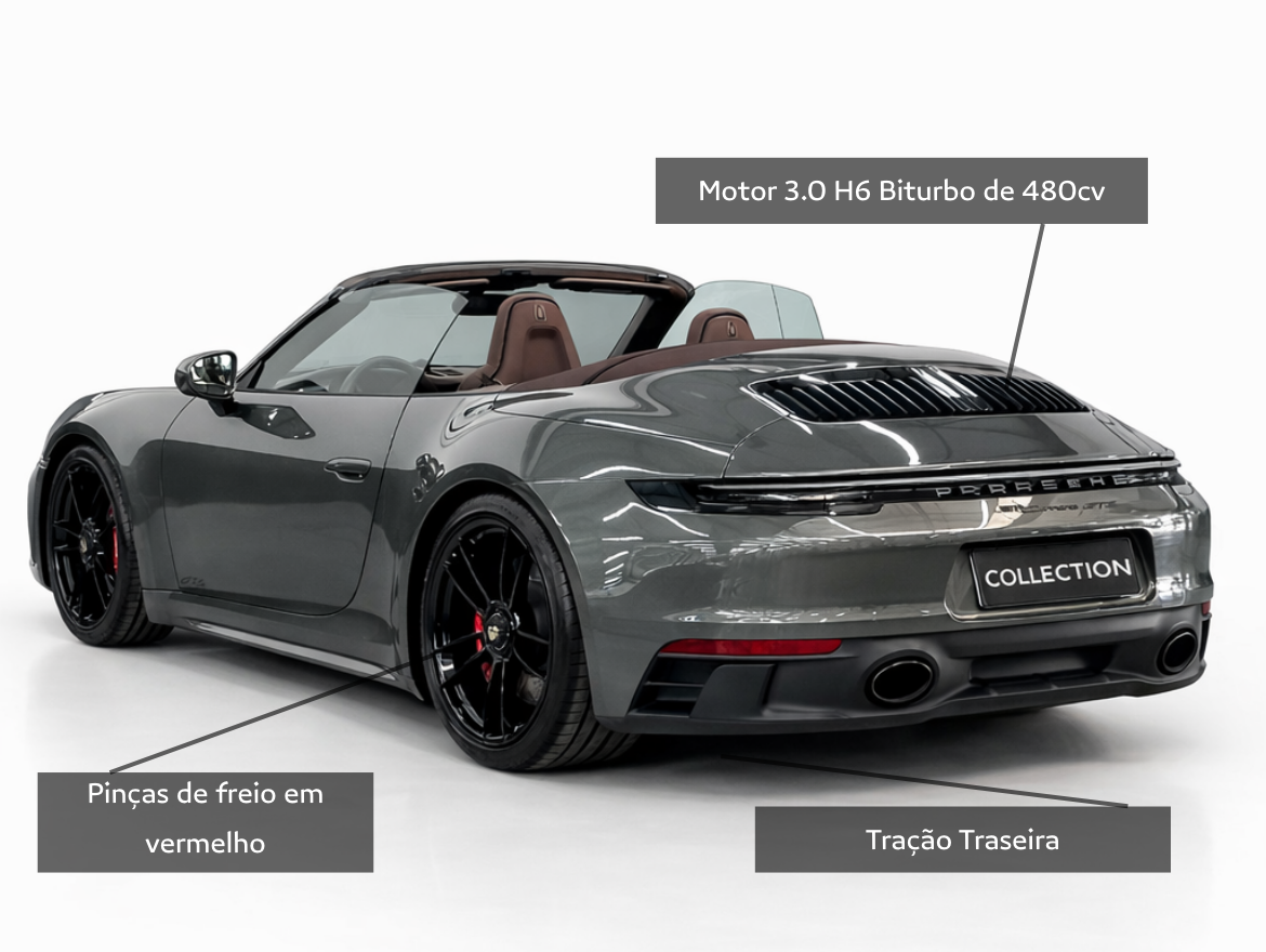 Porsche 911 3.0 24V H6 Gasolina Carrera GTS Cabriolet PDK