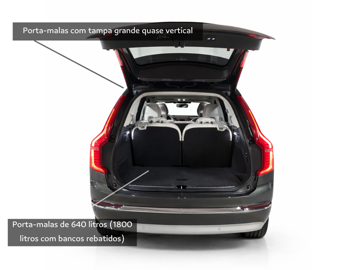 Volvo XC90 2.0 T8 Hybrid Inscription AWD Geartronic Blindada Carbon