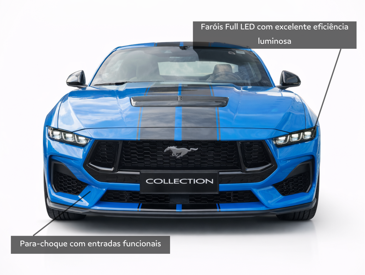 Ford Mustang 5.0 V8 Gasolina GT Performance Selectshift Blindado Leandrini IB33