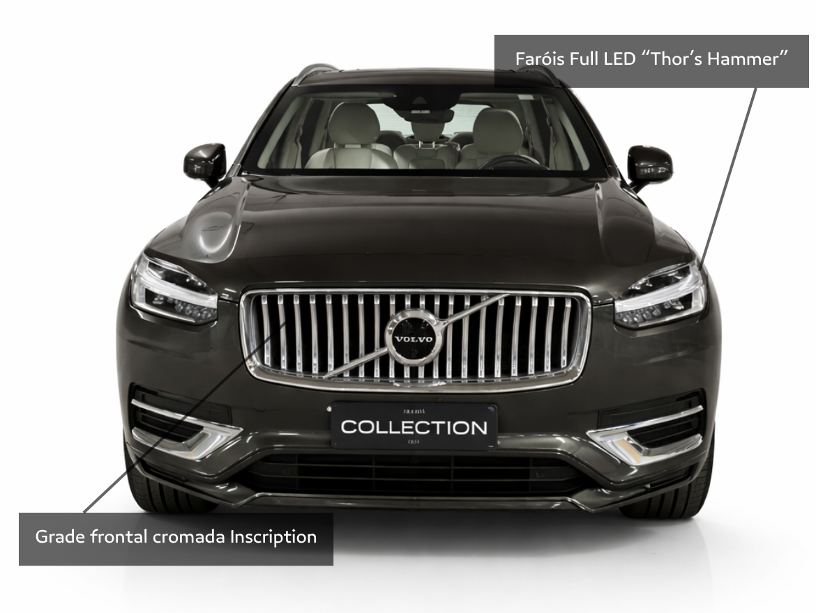 Volvo XC90 2.0 T8 Hybrid Inscription AWD Geartronic Blindada Carbon