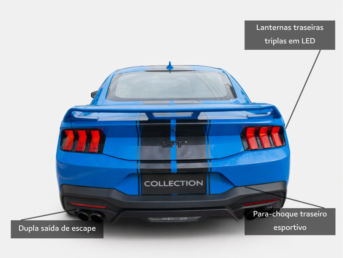 Ford Mustang 5.0 V8 Gasolina GT Performance Selectshift Blindado Leandrini IB33