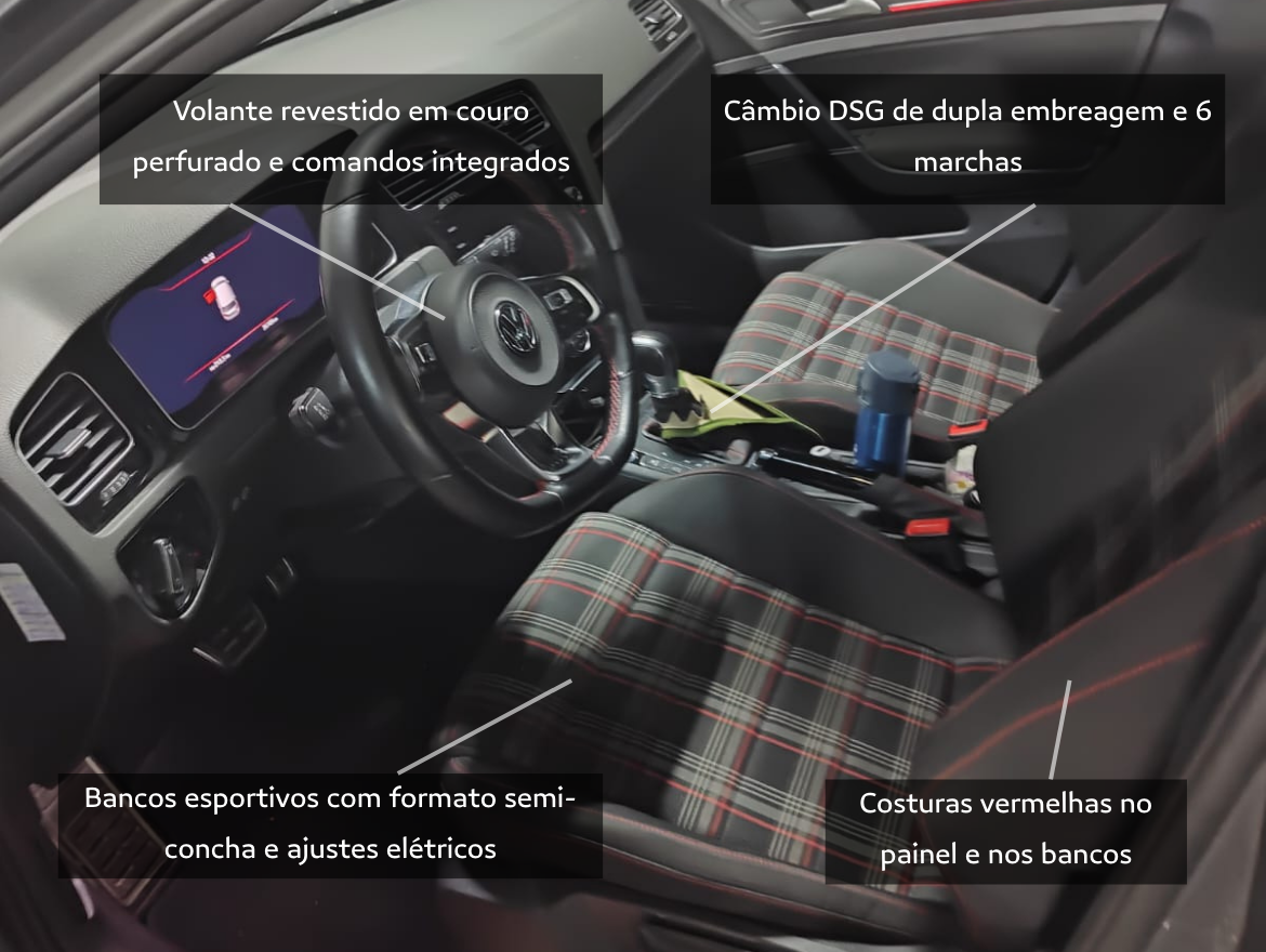 Volkswagen Golf 2.0 350 TSI Gasolina GTI DSG Blindado RR Blindagem