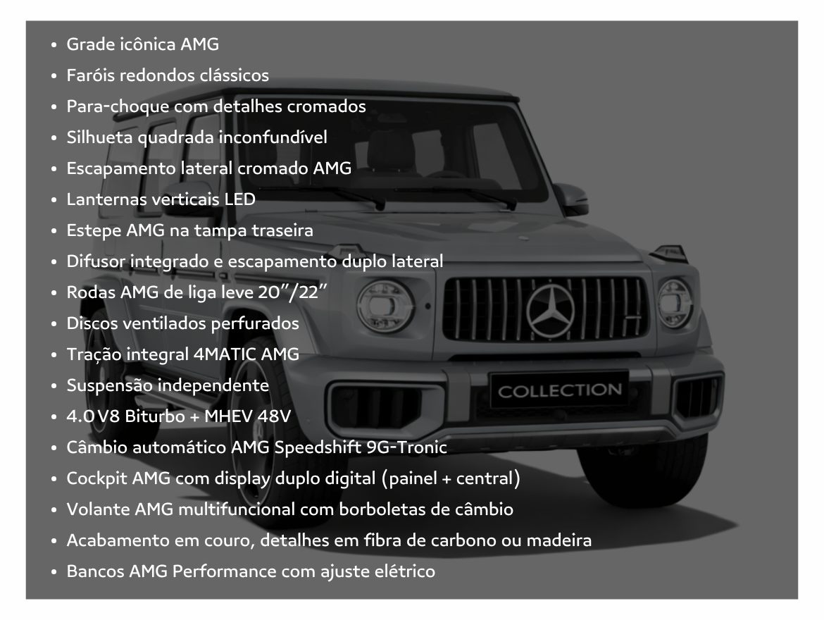 Mercedes-Benz G 63 AMG 4.0 V8 Biturbo MHEV 4MATIC Speedshift