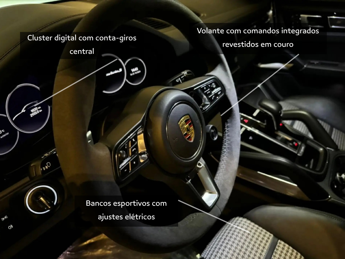 Porsche Cayenne 4.0 V8 E-Hybrid Turbo S Coupé AWD Tiptronic S Blindada Cart