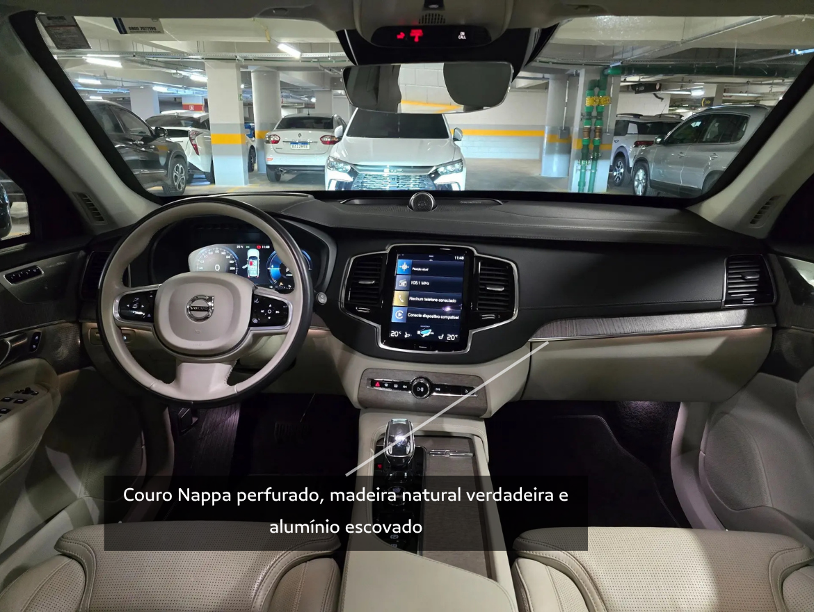 Volvo XC90 2.0 T8 Hybrid Inscription AWD Geartronic Blindada Carbon