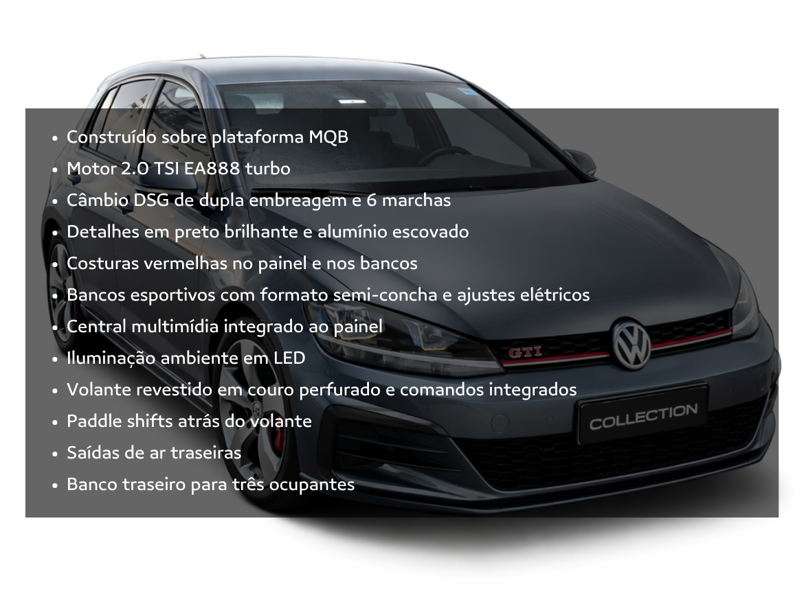 Volkswagen Golf 2.0 350 TSI Gasolina GTI DSG Blindado RR Blindagem